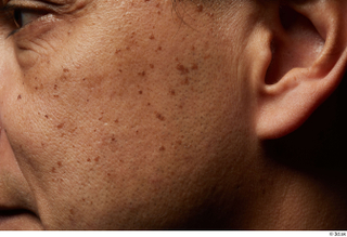 HD Face Skin Cristian Andrade cheek ear face skin texture…